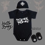 Newborn Baby Jumper Clothes Hat and Shoes Rock Music Emo Band My Chemical Romance
