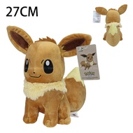 27Cm Original Pokemon Plush Eevee Soft Stuffed Animal Toys Kawaii Anime Dolls Birthday Gift For Chil