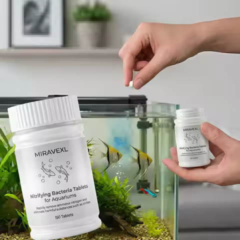 Nitrifying Bacteria Tablets 150 pcs for Aquarium Fish Tank Pond Water Purifier Clear Water Bio Filte