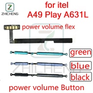 For itel A49 Play / A631L Power Volume Side Button Flex Cable Keys button on off volume up and down 