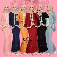 SALEENA BABYDOLL KURUNG Baju Kurung Saree Kepok Kepok Baju Raya Haji Sesuai Ibu Mengandung
