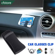 CFSTORE 2Pcs Car Clip Card Glasses Ticket Holder Auto Dashboard Door Adhesive Clips Styling Accessor