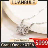 LUANBULE Silver Necklace S999 Women's Pendant