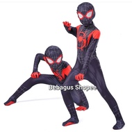Spiderman INTO THE SPIDERVERSE Costume Spiderman Black Spider Verse Miles Morales Marvel