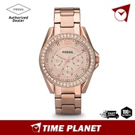 Fossil Riley Multifunction Rose-Tone Stainless Steel Women Watch ES2811