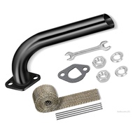 Aluminium Exhaust Pipes Set for GX160 GX200 Motorcycle - Engine Upgrade