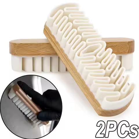 2PCs Car Interior Parts Detailling Cleaning Brush Car Cleaning Brush Universal Auto Clean Seat Leath