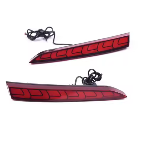 LED Rear Bumper Reflector Light for Hyundai Solaris Accent 2017-2020