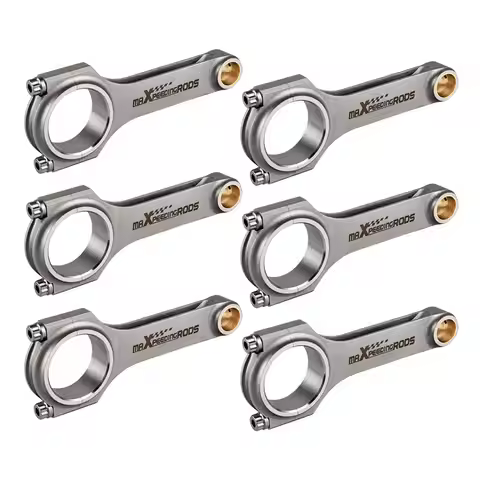 Forged 4340 H-Beam Connecting Rods for BMW E36 46 M52 M54 M20B25 M52B28 5.315" conrod Balanced Shot