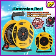 50M Extension Cable Reel with Wire 30M Roller Plug Wire Heavy Duty Extension Cord Electric Cable Ree