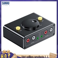 【SG36】3.5mm to  Audio Switcher Bidrectional Switcher 1 in 2 Out or 2 in 1 Out Dual  to 3.5mm Splitte