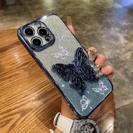 Casing Samsung A20 A30 A32 4G A32 5G M32 5G A33 5G A34 5G A51 4G A73 5G Kasus telefon glitter lengku