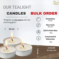 ORIENTAL SECRET TEALIGHT / TEA LIGHT 4HRS / 8HRS CANDLE BULK QUANTITY IN 1 CARTON