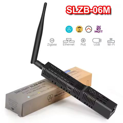 SMLIGHT SLZB-06 SLZB-06M Zigbee 3.0 to Ethernet USB WiFi Gateway Coordinator With PoE Works With ZHA