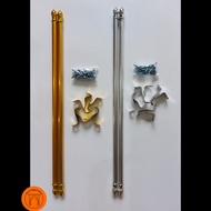 Spiral curtain rod, Spiral curtain rod, butterfly curtain rod, butterfly curtain support