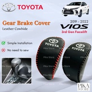 Toyota Vios 2019-2022 Gear Knob Cover Handbrake Cover Sarung Gear Vios NSP 151 Facelift Accessories