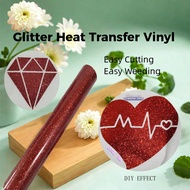 1 Cuộn Vinyl chuyển nhiệt dạng bọt lấp lánh/bóng lấp lánh/lấp lánh - Lấp lánh cho vải áo phông chuyể