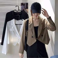 [COD] New Collection - Onie Blazer Oversize Bahan Moscrepe Size M L XL Baju Vest Korean Style Atasan