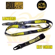 BMW GSA 40 YEARS ANIVERSARY GS BMW LANYARD , KEYCHAIN, STICKER