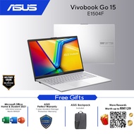 Asus Vivobook GO 15 E1504F-ANJ468WS 15.6" FHD Laptop (AMD Ryzen™ 5 7520U | 8GB | 512GB SSD | W11 | H&amp;S)