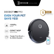 ECOVACS DEEBOT U2PRO Robot Vacuum Cleaner With Mop | Best Scrubber for Pet Owners [1 Year Warranty]