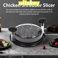 WITAKEY Meat Shredding|Rotating Kitchen Tool Visible Lid Chicken Shredder Tool, Quality Shredding Ch