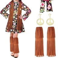 Costume 70s Hippie ◗ Hippie Dress Headband Costume Peace Logo Children's Halloween ◗