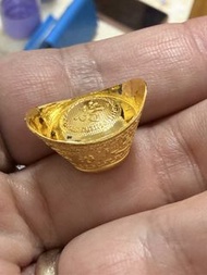 周大福 足金 金元寶 重1錢3厘 $5368