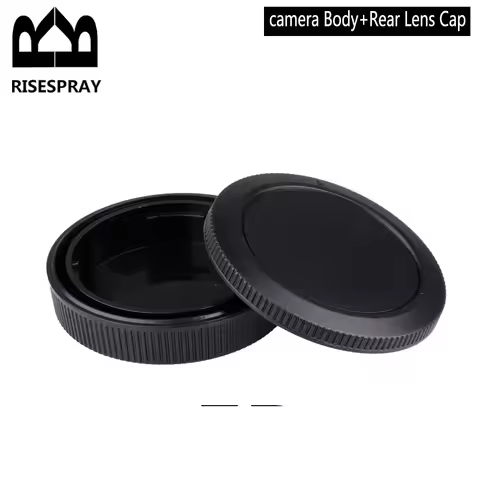 For Canon RF mount Lens Rear Cap or Camera Body Cap or Cap Set Plastic Black Lens Cover Lid for EOS 