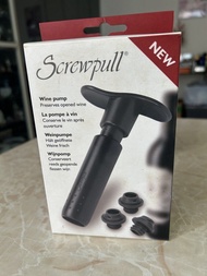 Screwpull Wine Pump Preserves Opened Wine