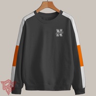 Unisex Fleece Combination Sweater, Thick Material, Big Size, Size XS-6XL