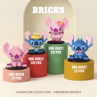 LS BRICKS Stitch & Angel Building Blocks Micro Diamond Bricks DIY 3D Figure Toy Collection