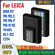 3.7V 1860mAh BP-SCL1 Camera Batteries for LEICA BM8 M7 M8 M8.2 M9 M9-P M9-M ME 14464 BL1-312 C214