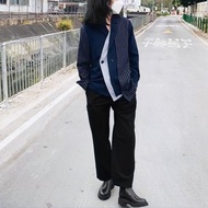 拼色休閒西裝外套