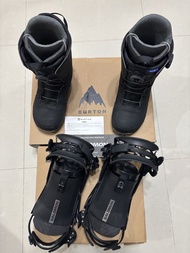 Burton Ruler Wide BOA snowboard boots + Solomon Rhythm bindings Burton 男滑雪鞋