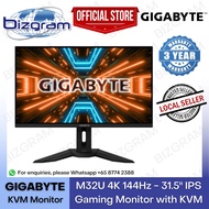 (NEW) Gigabyte M32U 4K 144Hz - 31.5" IPS Gaming Monitor with KVM M32U-EK ( 3-Year SG Warranty)