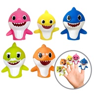 Nickelodeon Baby Shark 5 Pc Finger Puppet Set - Party Favors, Educational, Bath Toys, Story Time, Be