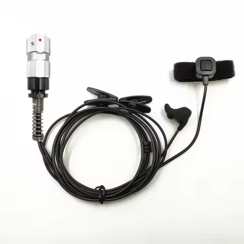 Vibrate Ear Bone Earpiece Speaker Mic 6 pin Finger PTT Headset For TRI TCA AN/PRC-148 PRC-152 IDF710