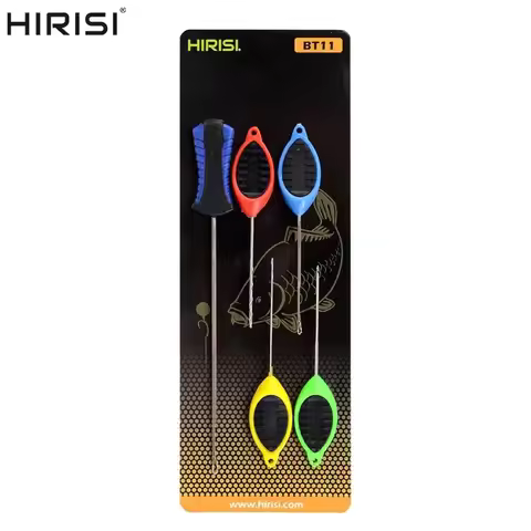 Hirisi Carp Fishing Bait Needle Set Gated Needle Pop Up Boilies Splicing Pins Needle Carp Making Too