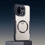 For Oneplus 15 Shockproof Transparent Magnetic Phone Case for Oneplus 13T 13R 13 12 Ace 5 Nord 5 CE 