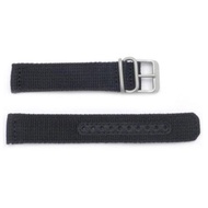Seiko Man's 18mm Black Nylon Watch Band 4K13JZ 7S26-02J0