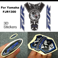 For Yamaha FJR1300 FJR 1300 Tank Pad Protector Side Fairing Emblem Badge Logo Windshield Trunk Alumi