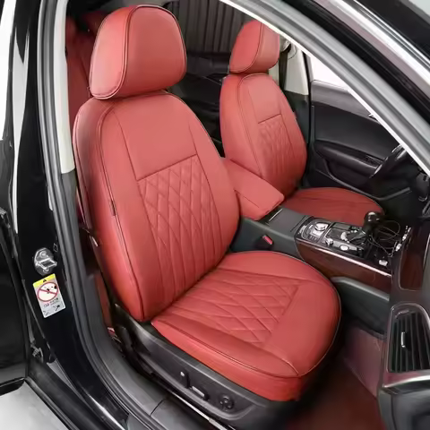 Custom Fit Car Accessories Seat Covers 5 Seats Leather for Audi A3 A4 A5 A6 A1 A7 Kits Audi Series