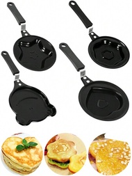 1入迷你卡通心形煎蛋鍋,廚房早餐4種設計選擇