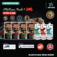 MOTION 4T Ester + PAO API SP JASO MA2 Fully Synthetic Motorcycle Engine Oil (15W50/10W40/10W50/10W60