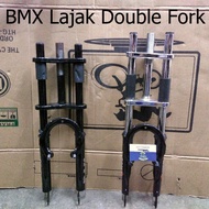 Fork Double Lajak BMX 20 Inci (Hidup) Suspensio Basikal Bicycle biasa size 20 colour VIP Candy Downhill Handle Bar