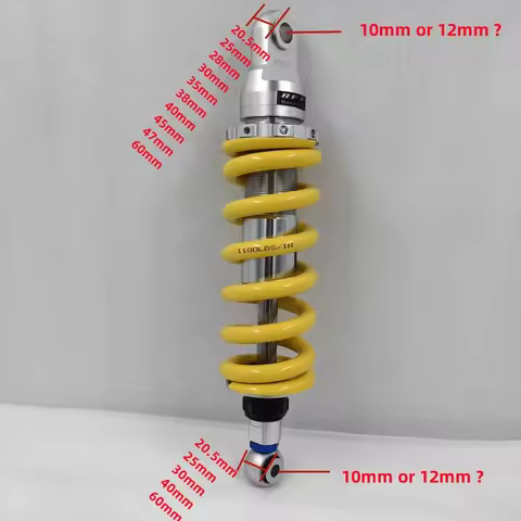 13mm spring 325mm 345mm 365mm adjustable Shock Absorber for BENELLI ย LEONCINO 500 BN 302 302Sย BENELL