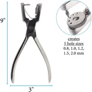 Dental Oral Rubber Barrier Clamp Rubber Stamp Hole Punch Rubber Camphor Cloth Rubber Stamp Holder