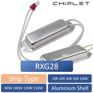 1Pcs RXG28 Aluminum Shell Resistor Ship Type Resistor RSLG Brake Resistor 80W 100W 120W 150W 10R 20R