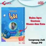 Custom Children's Iqro Book / IQ-19A (Can Write Name and Photo) Color and Black and White - Iqra Vol